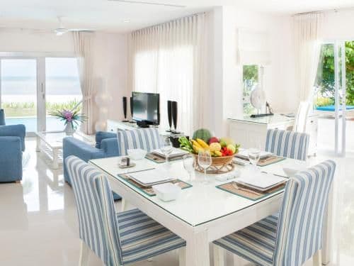 Three-Bedroom Beachfront Villa with Private Pool