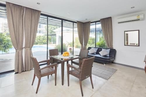 Deluxe Three-Bedroom Villa with Pool View