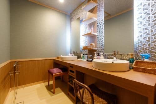 Japanese-Style Family Room with Dining Area