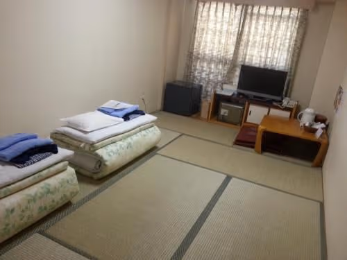 Japanese-Style Twin Room with Private Bathroom