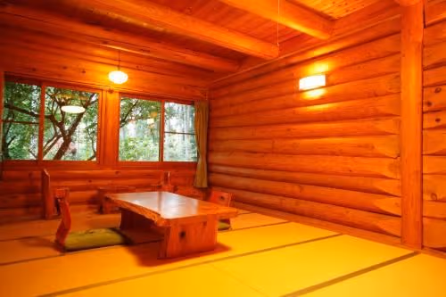 Japanese-Style Twin Room with Private Toilet and Shared Bathroom