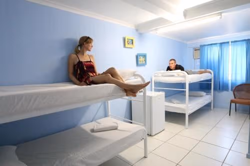 Bed in 4-Bed Mixed Dormitory Room with Private Bathroom