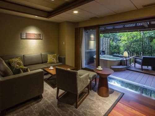 Garden Twin Suite with Private Hot Spring Bath