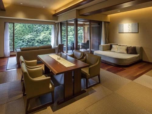 Premium Quadruple Suite A Type with Private Hot Spring Bath