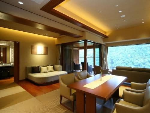 Premium Quadruple Suite A Type with Private Hot Spring Bath