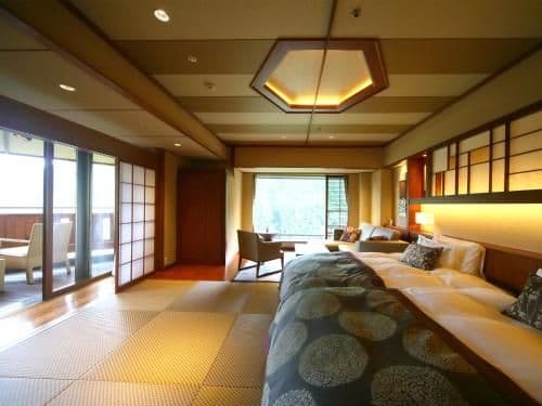 Premium Twin Suite B Type with Private Hot Spring Bath