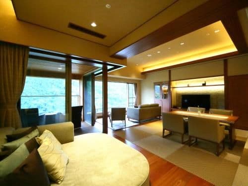 Premium Quadruple Suite A Type with Private Hot Spring Bath