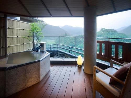 Premium Twin Suite B Type with Private Hot Spring Bath