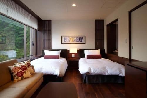 Superior Twin Room with Tatami Area - Breakfast and Seasonal Kaiseki Dinner Included