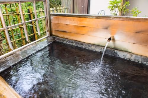 Japanese-Style Room with Open-Air Bath