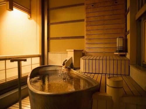 Japanese-Style Room with Open-Air Bath