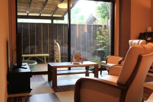 Twin Room with Open-Air Bath (Ruri)