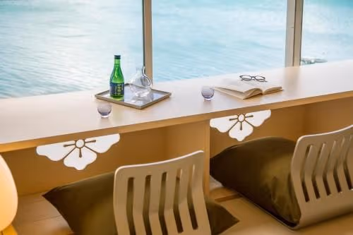 Japanese style Superior Quadruple Room with Sea View Non-Smoking
