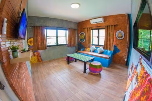 Grand Double bed Villa with Garden View