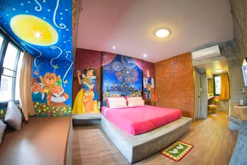 Grand Double bed Villa with Garden View