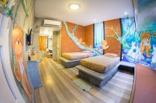 Grand Twin bed Villa with Garden View