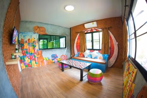 Grand Double bed Villa with Garden View
