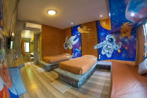 Grand Twin bed Villa with Garden View