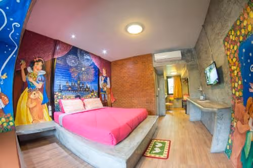 Grand Double bed Villa with Garden View