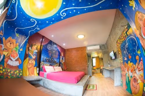 Grand Double bed Villa with Garden View