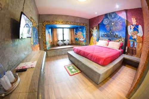 Grand Double bed Villa with Garden View
