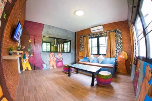 Grand Double bed Villa with Garden View