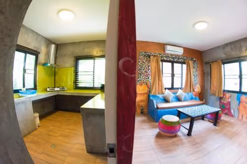 Grand Double bed Villa with Garden View