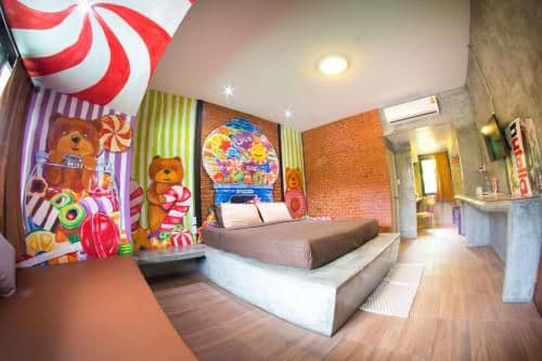 Grand Triple bed Villa with Garden View