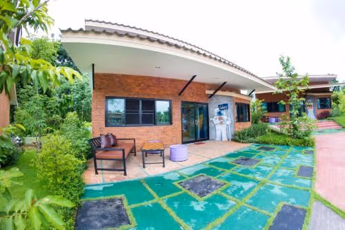 Grand Triple bed Villa with Garden View
