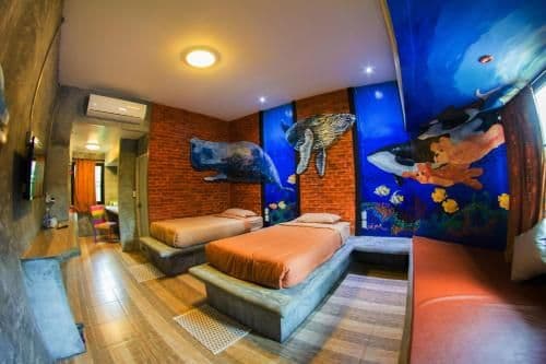 Grand Twin bed Villa with Garden View