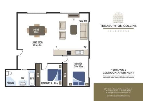 Heritage King Two-Bedroom Apartment 