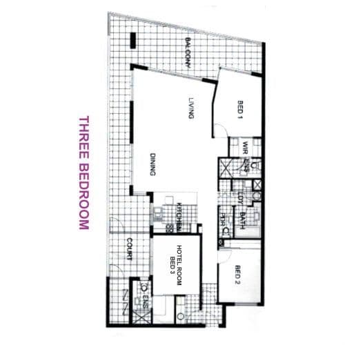 Three-Bedroom Apartment with Ocean View