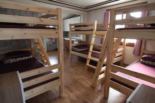 Bed in 6-Bed Male Dormitory Room