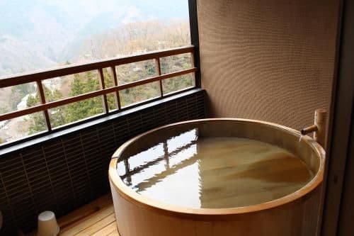 Suite with Semi Open-Air Cypress Bath or Cypress Bath or Granite Bath