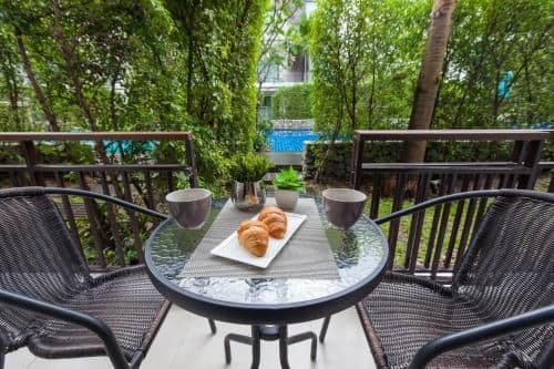 Suite with pool access