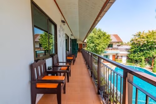 Deluxe Double Room with Pool View