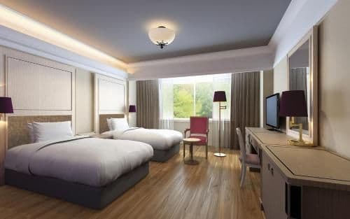 Standard Twin Room with Mountain View