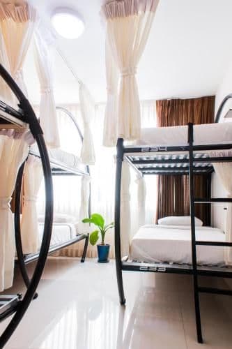 Double Bed in Co-ed Dormitory Room 6