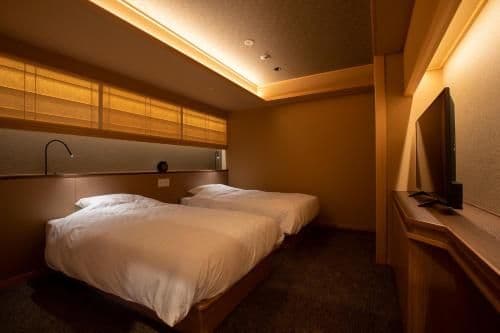 New Wing - Twin Suite with Tatami Area and Open-Air Bath (Ginsen) - Breakfast and Seasonal Kaiseki Dinner (In-room dining) Included