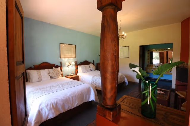 DOUBLE TWO DOUBLE BEDS