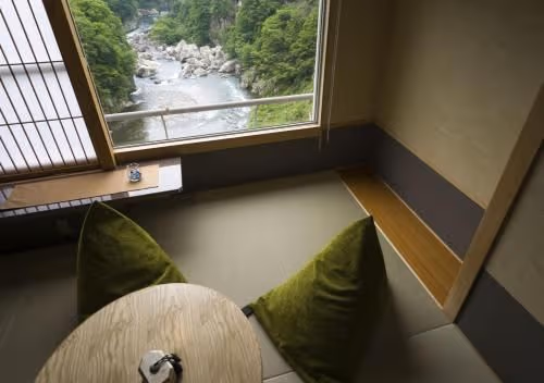 Superior Twin Room with Tatami Area and River View