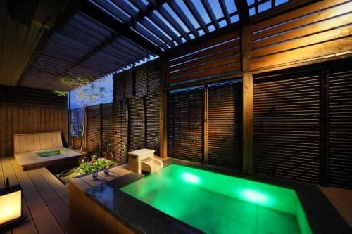 Standard Triple Room with Open-Air Bath and River View