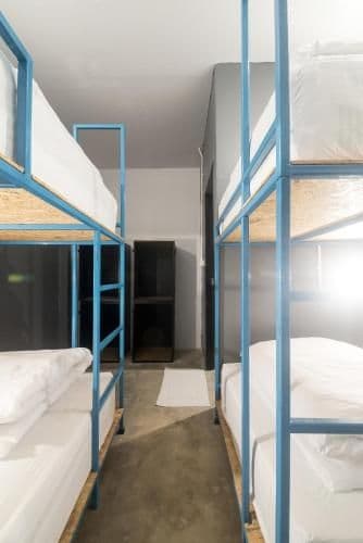 Bed in 4-Bed Mixed Dormitory Room with Air Conditioning
