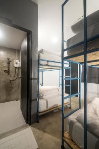 Bed in 4-Bed Mixed Dormitory Room with Air Conditioning