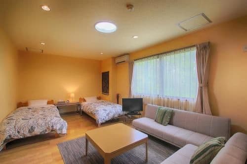 Family Room with Shared Bathroom