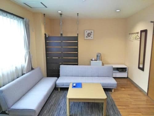 Family Room with Shared Bathroom