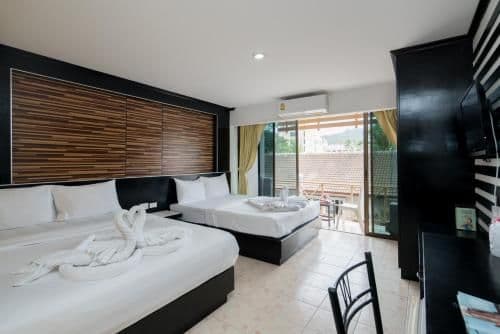 Quadruple Room with Sea View