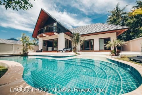 Private luxury lagoon pool villa 2