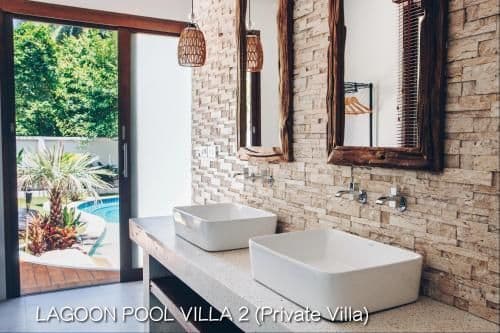 Private luxury lagoon pool villa 2