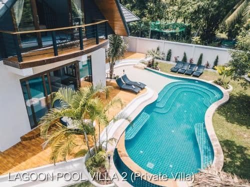 Private luxury lagoon pool villa 2
